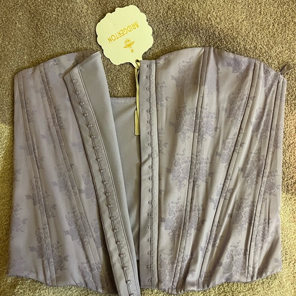 NWT Primark Bridgerton Purple Corset - Picture 3 of 4